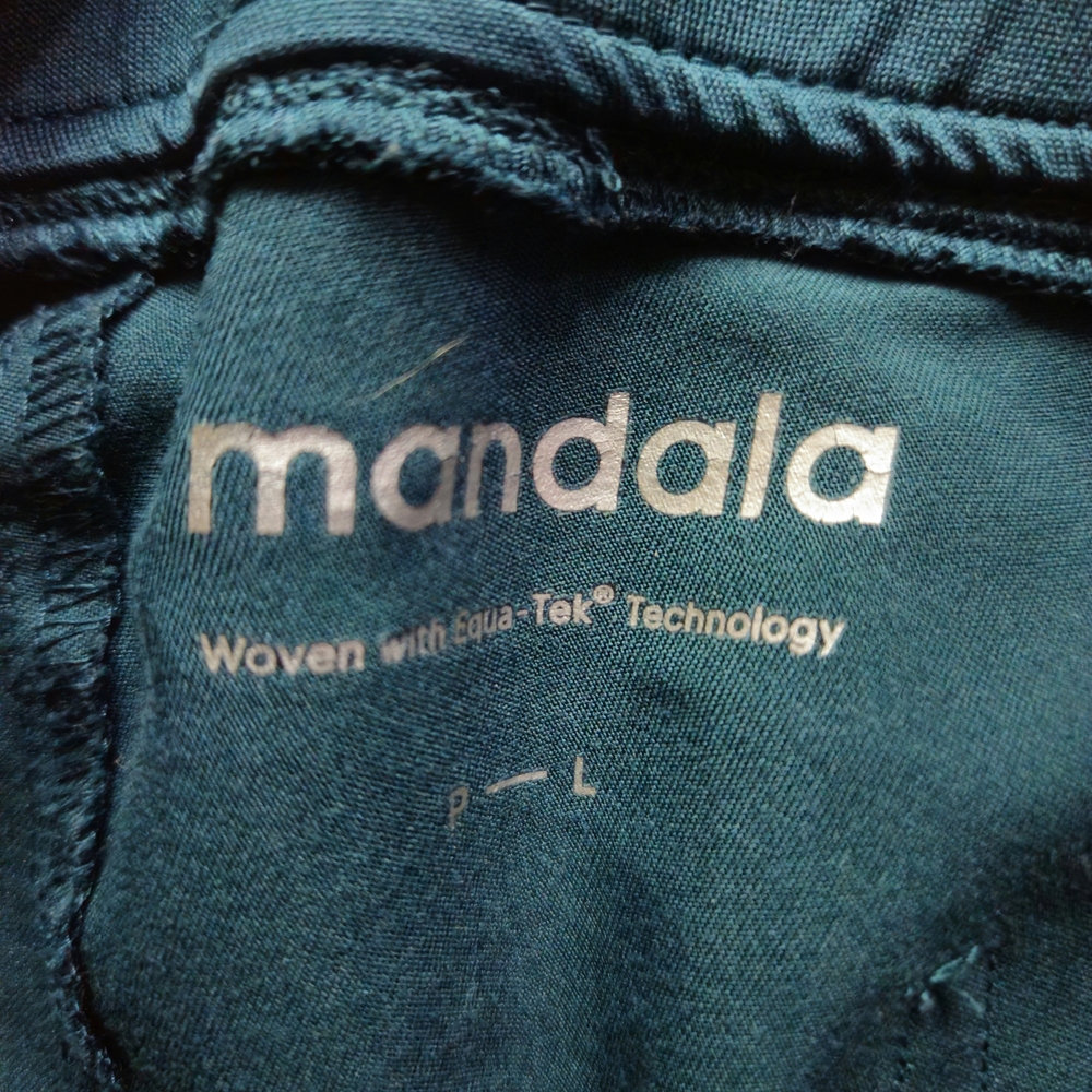 Mandala Teal Women's Teal Scrub Set - Picture 3 of 3